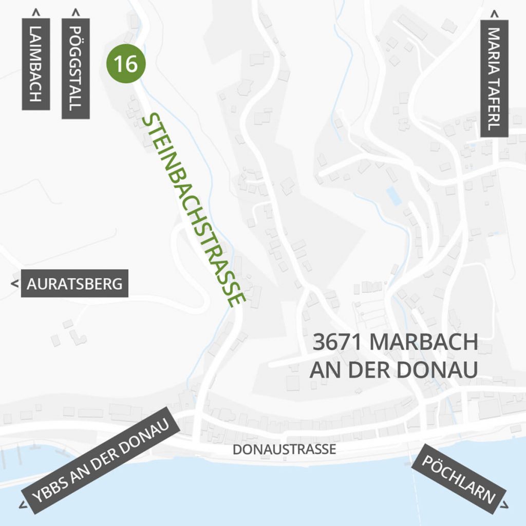 Lage Praxis Eva-Maria Zollner Marbach an der Donau